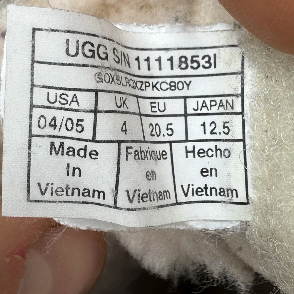 Size 4/5 - UGG Sparkly Gold Boots, Toddler Girls Winter Snow Boots‎